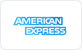 Zahlung per American Express Kreditkarte
